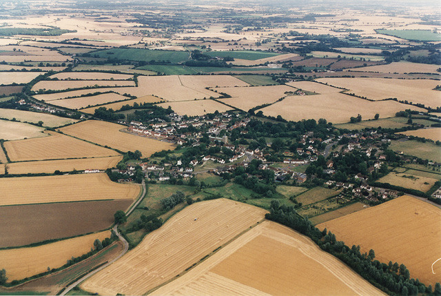 Aerial photograph of Finchingfield village